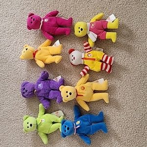 McDonalds Beanie Bears Happy meal toys